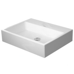 Duravit Vero Air - Vasque 600x470 mm, sans trop-plein, sans trou de robinetterie, WonderGliss, blanc 23526000701