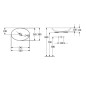Villeroy & Boch Loop&Friends - Vasque, 560x380 mm, sans trop-plein, CeramicPlus, graphite 4A4701i4