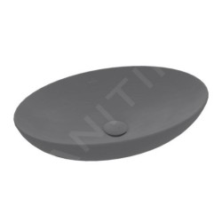 Villeroy & Boch Loop&Friends - Vasque, 620x420 mm, sans trop-plein, CeramicPlus, graphite 4A4801i4