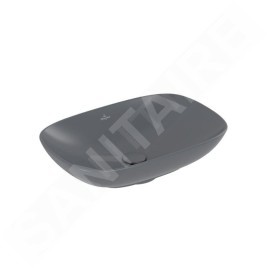 Villeroy & Boch Loop&Friends - Vasque, 560x380 mm, avec trop-plein CeramicPlus, graphite 4A4900i4