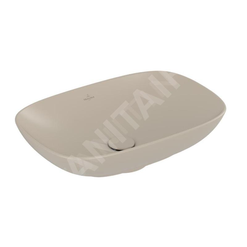 Villeroy & Boch Loop&Friends - Vasque, 620x420 mm, avec trop-plein CeramicPlus, amande 4A5000AM