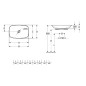 Villeroy & Boch Loop&Friends - Vasque, 620x420 mm, avec trop-plein CeramicPlus, amande 4A5000AM