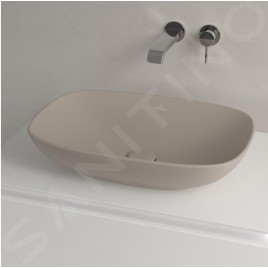 Villeroy & Boch Loop&Friends - Vasque, 620x420 mm, avec trop-plein CeramicPlus, amande 4A5000AM