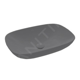 Villeroy & Boch Loop&Friends - Vasque, 620x420 mm, sans trop-plein, CeramicPlus, graphite 4A5001i4