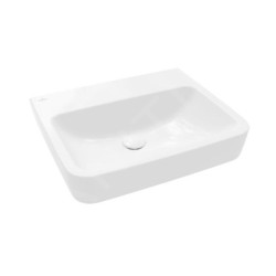 Villeroy & Boch O.novo - Lavabo 550x460 mm, sans trop-plein, sans trou pour robinet, CeramicPlus, blanc alpin 4A4158R1