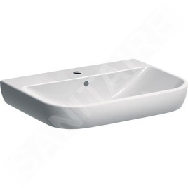 Geberit Smyle - lavebo 650x480 mm, avec trop-plein, trou pour robinetterie, blanc 500.230.01.1