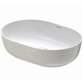 Duravit Luv - Vasque, 500x350 mm, sans trop-plein, blanc / gris satin mat 0379502300