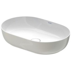 Duravit Luv - Vasque, 600x400 mm, sans trop-plein, blanc / gris satin mat 0379602300