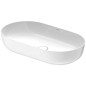 Duravit Luv - Vasque, 700x400 mm, sans trop-plein, WonderGliss, blanc / blanc satin mat 03797026001