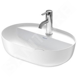 Duravit Luv - Vasque, 500x350 mm, sans trop-plein, avec trou pour robinetterie, WonderGliss, blanc / blanc satin mat 03805026001