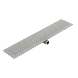 I-Drain Liquid - Caniveau de douche 80 cm, avec grille, béton foncé EP5.SS.0800.D