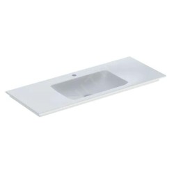 Geberit ONE - Meuble-lavabo 1200x480x140 mm, sans trop-plein, avec trou pour robinetterie, KeraTect, blanc 505.010.01.5