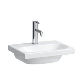 Laufen Lua - Lave-mains de meuble 45x35 cm, sans trop-plein, trou pour robinet, LCC, blanc H8160804001561