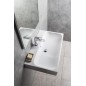 Sapho Toridi - Lavabo 76x47 cm, avec trop-plein, trou pour robinetterie, blanc TU0226