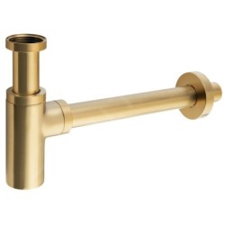 Sapho Accessoires - Siphon 1 1/4, bonde 32 mm, rond, or mat SI519