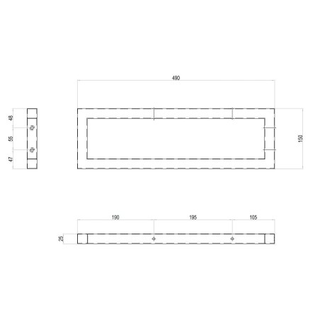 kielle Idolio - Console noire, 49 cm 50524024