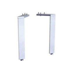 Geberit Acanto - Pieds pour meuble, 281 mm, aluminium/chrome 500.658.00.2