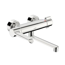 Hansa Clinica - Mitigeur thermostatique de lavabo avec bec orientable, Thermo Cool, chrome 08805202