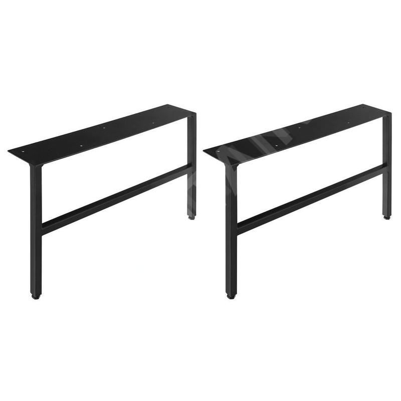 Sapho Amia - Pieds de support pour meuble sous-vasque, 2 pièces, noir 30319
