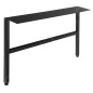 Sapho Amia - Pieds de support pour meuble sous-vasque, 2 pièces, noir 30319