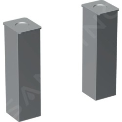 Geberit Accessoires - Jeu de pieds, 2 pcs, chrome 500550000