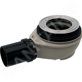 Geberit Accessoires - Bonde de receveur de douche, d90, garde d'eau 50 mm 150.550.00.1