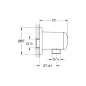 Grohe Relexa - Coude de raccordement mural, chrome 28671000