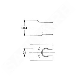 Grohe Relexa - Support mural de douchette, chrome 28622000