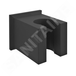 Sapho Accessoires - Support mural de douchette, noir mat SD615
