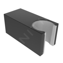 kielle Accessoires - Support mural de douchette, noir mat 20901034