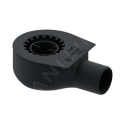 Tece Accessoires - Siphon pour caniveau de sol abaissé, évacuation latérale DN50 650000