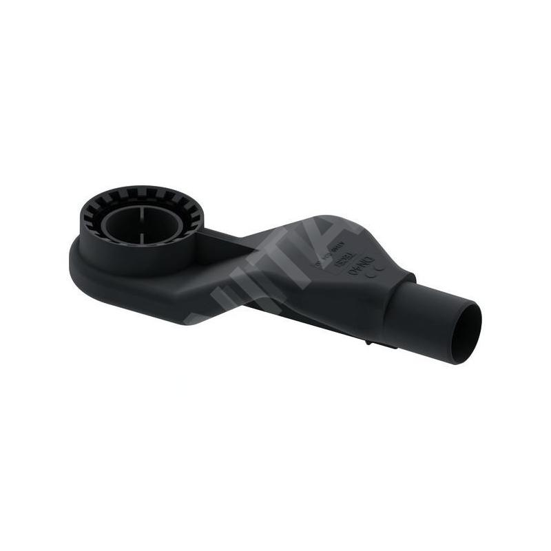 Tece Accessoires - Siphon pour caniveau de sol ultra bas, évacuation latérale DN 40 650004