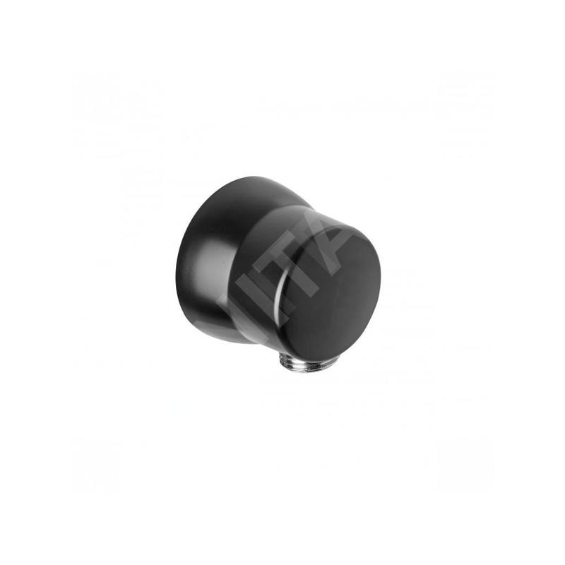 Kludi Coudes de douche - Coude de raccordement mural, noir mat 6306039-00