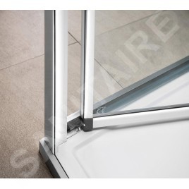 Polysan Easy Line - Porte de douche pliante 800 mm, verre clair EL1980