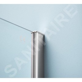 Polysan Easy Line - Porte de douche pliante 800 mm, verre clair EL1980