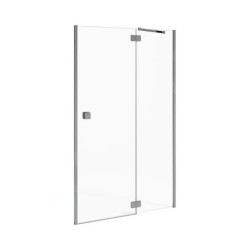 Jika Cubito Pure - Porte de douche rabattable 1200 ????mm, droit, Jika Perla Glass, argent/verre clair H2544270026681