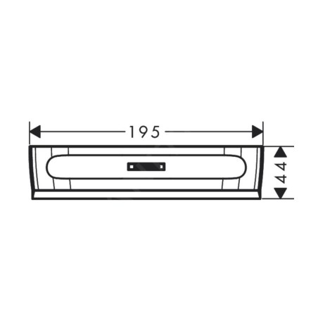Hansgrohe WallStoris - Raclette, blanc mat 27916700