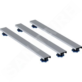 Geberit Accessoires - Kit pour montage brut 800 mm, hauteur de 6-12 cm, pour les receveurs jusqu'à 1400 mm 554.961.00.1