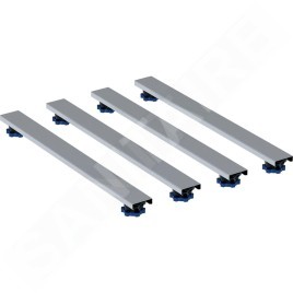 Geberit Accessoires - Set pour montage brute 700 mm, hauteur 6-12 cm, pour bacs à partir de 1400 mm 554.959.00.1