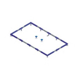 Villeroy & Boch Accessoires - Cadre de montage ViFrame pour receveurs jusqu’à 1000 x 1000 mm U91412100