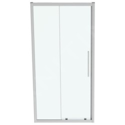 Ideal Standard i.Life - Porte de douche coulissante, deux battants, 1200 mm, silver bright / verre clair T4945EO