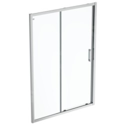 Ideal Standard Connect 2 - Porte de douche coulissante, 2 pièces, 1.300 mm, silver bright/verre clair K9279EO