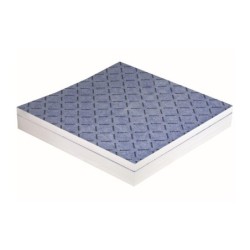 Geberit Accessoires - Receveur de douche 1000 x 1000 mm, à carreler, avec pente en V 154.253.00.1