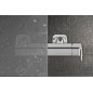 Ravak Supernova - Porte de douche en trois parties ASDP3-90, 870-910 mm, noir/Pearl 00V703R211