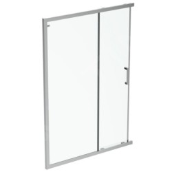 Ideal Standard Connect 2 - Porte de douche coulissante, 2 pièces, 700 mm, silver bright/verre clair K9257EO