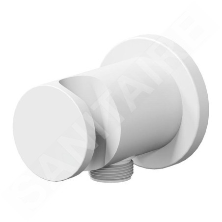 Ravak Chrome - Montant mural avec support, blanc mat X07P684