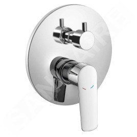 Bruckner Schmitz - Mitigeur encastrable, pour 2 sorties, chrome 863.042.1