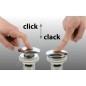 Sapho Infinity - Bonde de lavabo, ClickClack, ivoire 38TP0165I