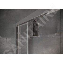 Ravak Nexty - Porte de douche pivotante 800 mm, chrome/verre transparent 03O40C00Z1