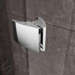 Ravak Pivot - Porte de douche pivotante PDOP1-90, 861-911 mm, noir/verre 03G70300Z1